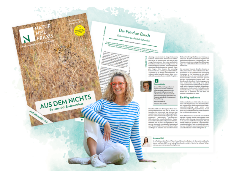 Von der Patientin zur Heilpraktikerin: Meine Endometriosegeschichte im Fachmagazin Naturheilpraxis